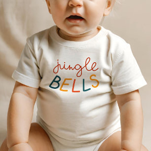 T-shirt Pour Bébé Jingle Bells Mon premier Noël
