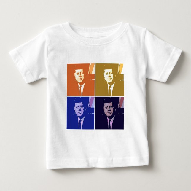 T-shirt Pour Bébé John F Kennedy (Devant)