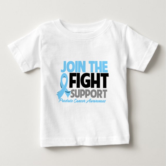 T-shirt Pour Bébé Joignez la conscience de cancer de la prostate de (Devant)