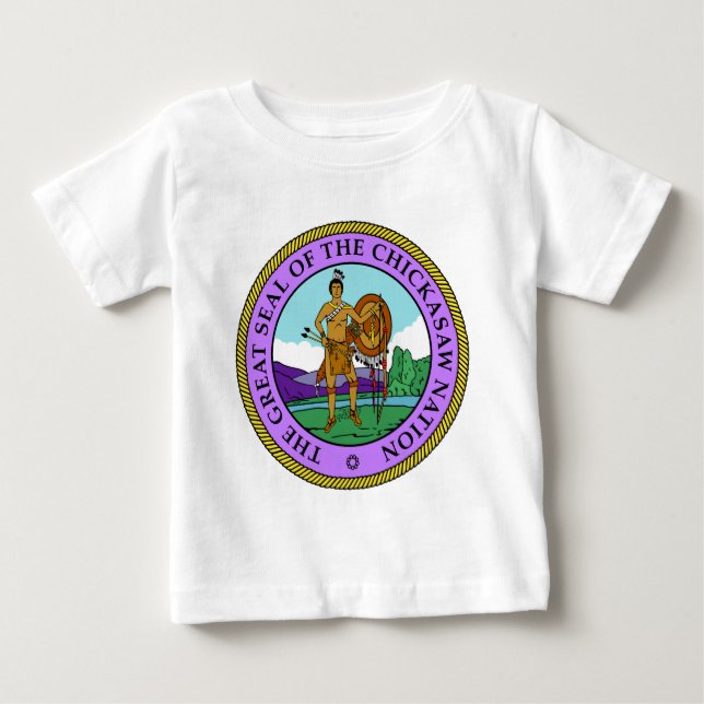 T-shirt Pour Bébé Joint de Chickasaw (Devant)
