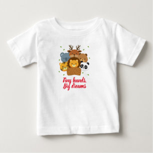 T-shirt Pour Bébé Joli animal bébé garçon design T-shirt