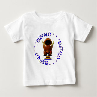 T-shirt Pour Bébé Joli buffle avec du boeuf sur Weck et des ailes de