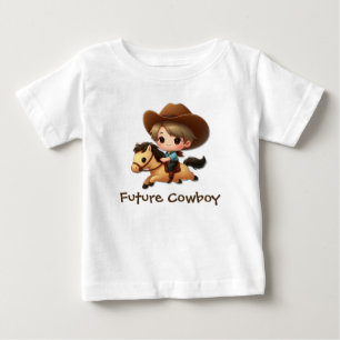 T-shirt Pour Bébé Joli Cowboy du Futur