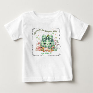 T-shirt Pour Bébé Joli design de citrouille d'Halloween, personnalis