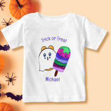 Joli dessin animé de Popsicle sucré d'Halloween po