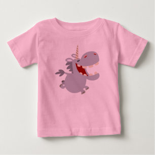 T-shirt Pour Bébé Joli Dessin Dentiste Unicorn T-shirt bébé