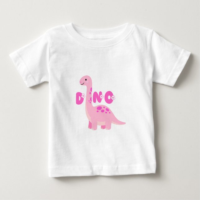 T-shirt Pour Bébé Joli dinosaure 🦕  (Devant)