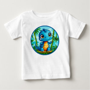 T-shirt Pour Bébé Joli dinosaure de dessin animé