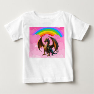 T-shirt Pour Bébé Joli Dragon