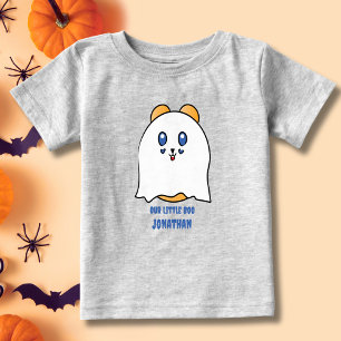 T-shirt Pour Bébé Joli Halloween Ghost Little Boo