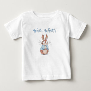 T-shirt Pour Bébé Joli lapin surpris T-shirt bébé • Aquarelle