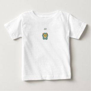 T-shirt Pour Bébé Joli Leo, zodiaque, impression signe du zodiaque