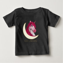 Joli licorne magique rose à personnaliser avec fau