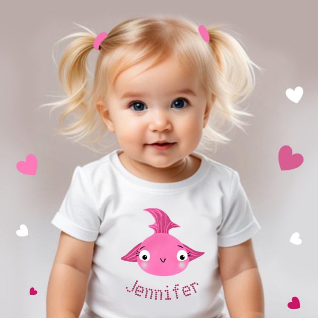 T-shirt Pour Bébé Joli poisson (Créateur téléchargé)
