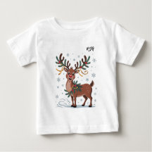Joli Rudolph avec accents dorés Initiales