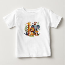 Joli Safari Animaux de la Jungle Enfants Tout-Peti