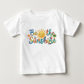 T-shirt Pour Bébé Joli T-Shirt Bébé Été Rétro Soyez Le Soleil