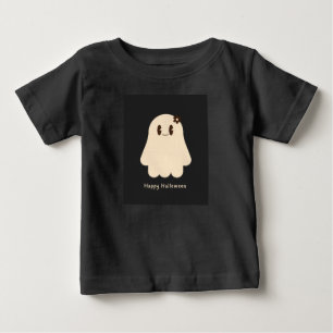 T-shirt Pour Bébé Joli T-Shirt Bébé Halloween Ghost Pastel Mignon