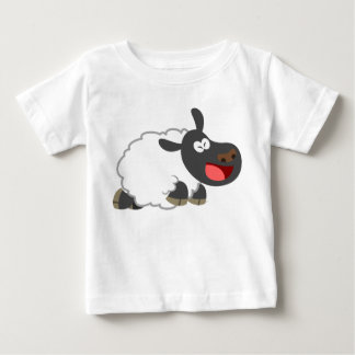 T-shirt Pour Bébé Joli T-shirt de caricature en mouton bébé en mouto