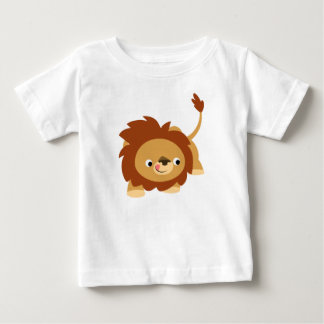T-shirt Pour Bébé Joli T-Shirt Lion Bébé en caricature Sprighty