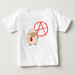 T-shirt Pour Bébé Joli T-shirt Rebellious Dessin Mouton Bébé