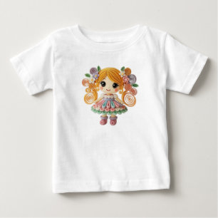 T-shirt Pour Bébé jolie chemise de poupée