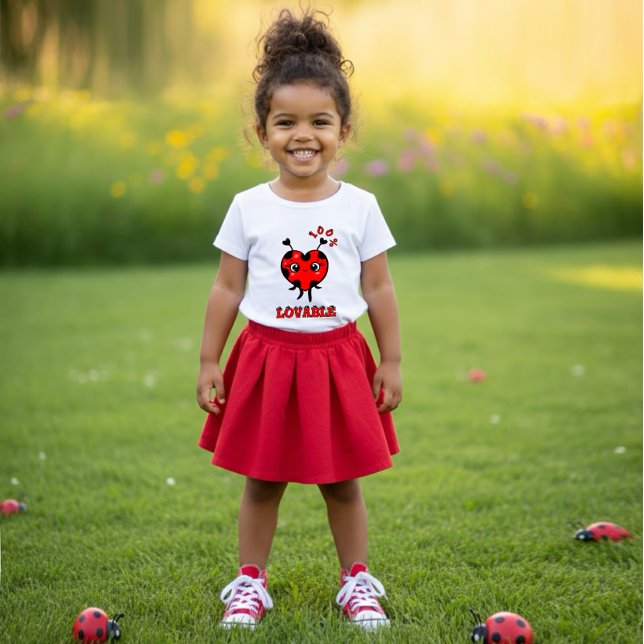 T-shirt Pour Bébé Jolie coccinelle  (Créateur téléchargé)
