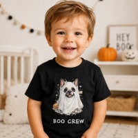 Jolie équipe de fantômes de Halloween de Bouledogu