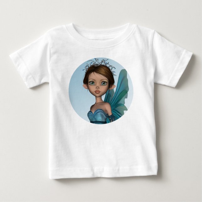 T-shirt Pour Bébé Jolie Fée (Devant)
