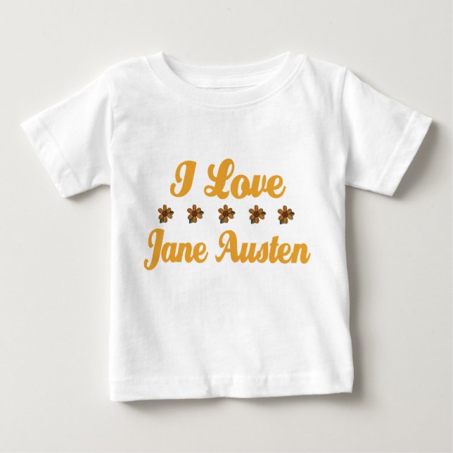 T-shirt Pour Bébé Jolie Jane Austen Lover (Devant)
