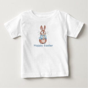 T-shirt Pour Bébé Jolie Lapin Joyeux Pâques - adorable lapin Graphiq