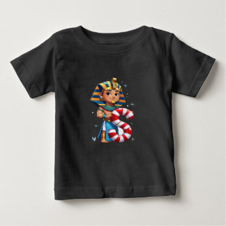 T-shirt Pour Bébé Jolie lettre de Noël S – Bonbon de Noël de style d
