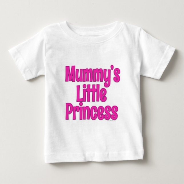 T-shirt Pour Bébé Jolie petite princesse Baby Slogan Design (Devant)