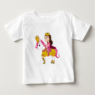 T-shirt Pour Bébé Jolie princesse de dessin animé