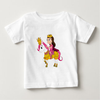 T-shirt Pour Bébé Jolie princesse de dessin animé