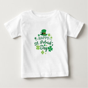 T-shirt Pour Bébé Jolie St. Patrick's Day Lucky Celebrate Print