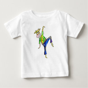 T-shirt Pour Bébé Jolie vache dansante Whimsical