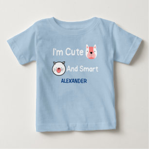 T-shirt Pour Bébé Jolis chien chat animaux familiers Personnalisez