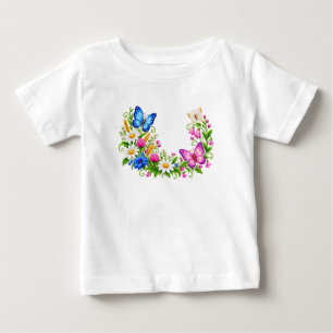 T-shirt Pour Bébé Jolis Papillons