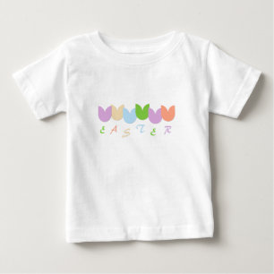 T-shirt Pour Bébé Jolis Tulipes de Printemps, Personnalisation avec 