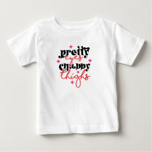 T-shirt Pour Bébé Jolis Yeux Cuisses Potelées