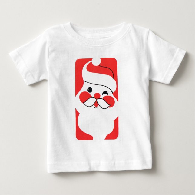 T-shirt Pour Bébé Jolly Santa Claus (Devant)