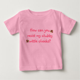 T-shirt Pour Bébé Joues potelées