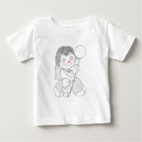 Jouet de poupée mignonne canard dessin à la main i