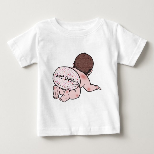 T-shirt Pour Bébé Jouets sucrés bébé (Devant)