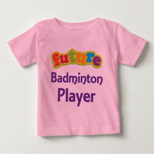 T-shirt Pour Bébé Joueur de badminton (avenir) pour l'enfant