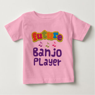 T-shirt Pour Bébé Joueur de banjo (avenir)