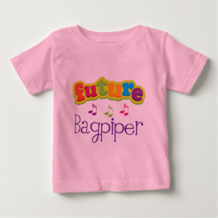 T-shirt Pour Bébé Joueur de cornemuse (avenir)