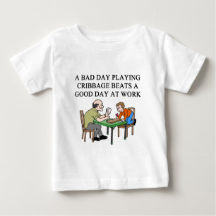 T-shirt Pour Bébé joueur de jeu de cribbage