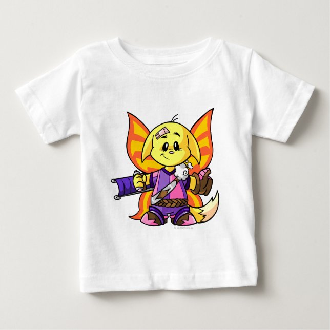 T-shirt Pour Bébé Joueur de Kacheek Faerieland (Devant)